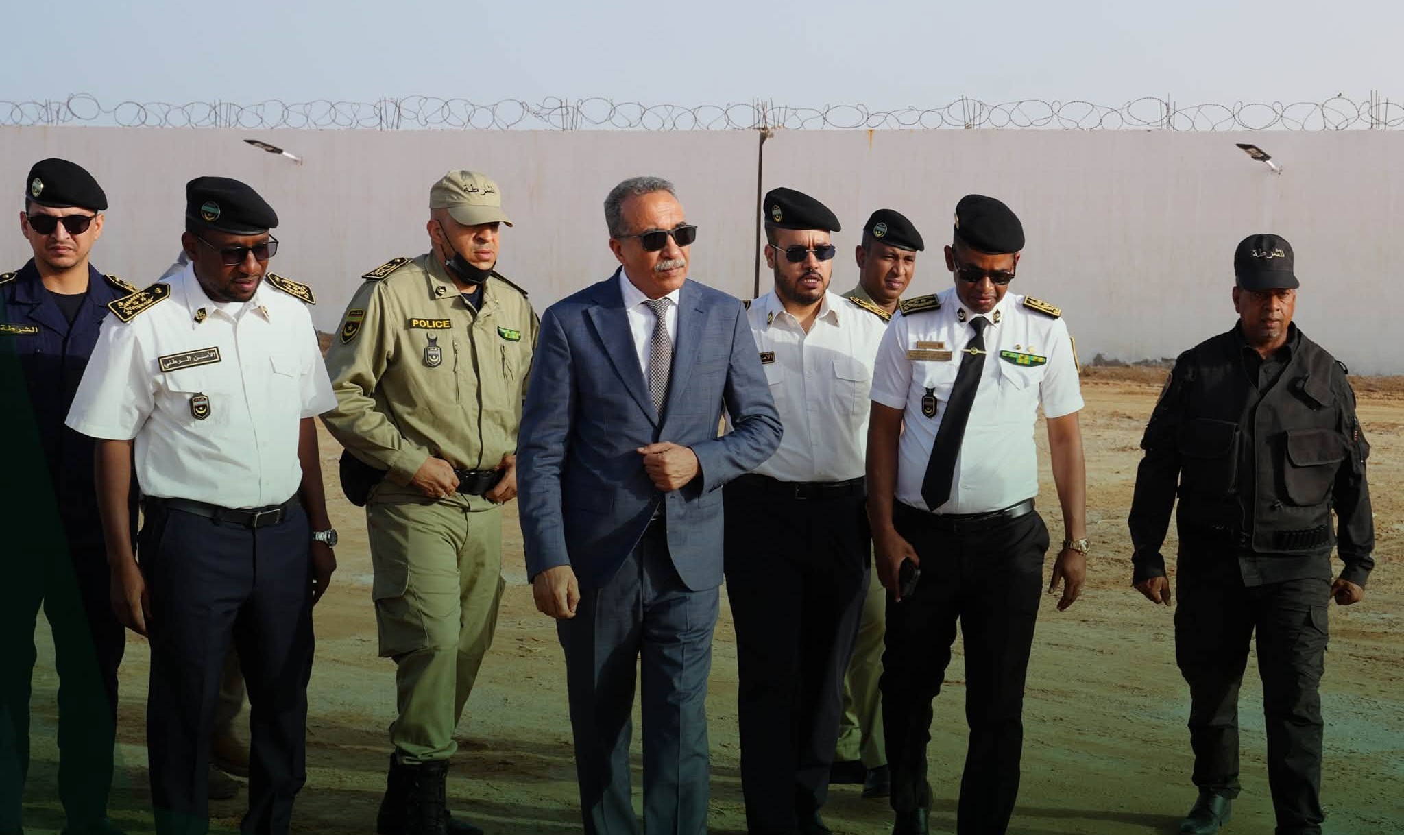 المدير العام للأمن الوطني يشرف على التمرين النهائي لتدريب سرايا حفظ النظام في نواكشوط